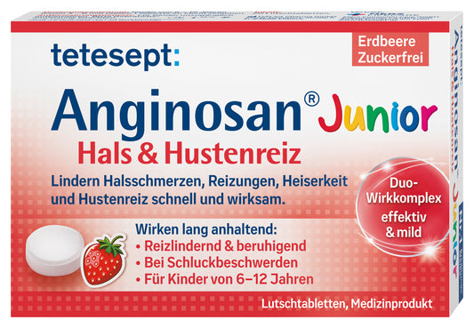 Anginosan® Junior Hals & Hustenreiz Lutschtabletten