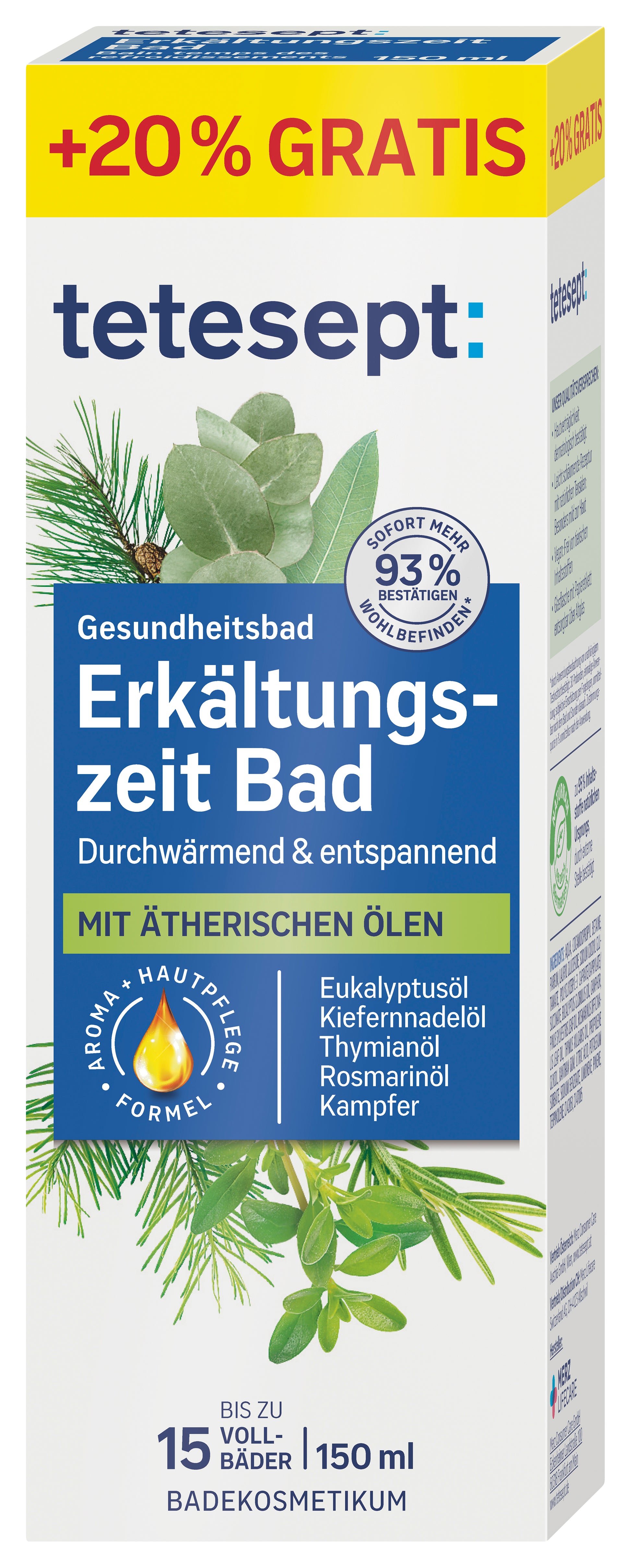 Badekonzentrat Erkältungszeit Bad 150 ml