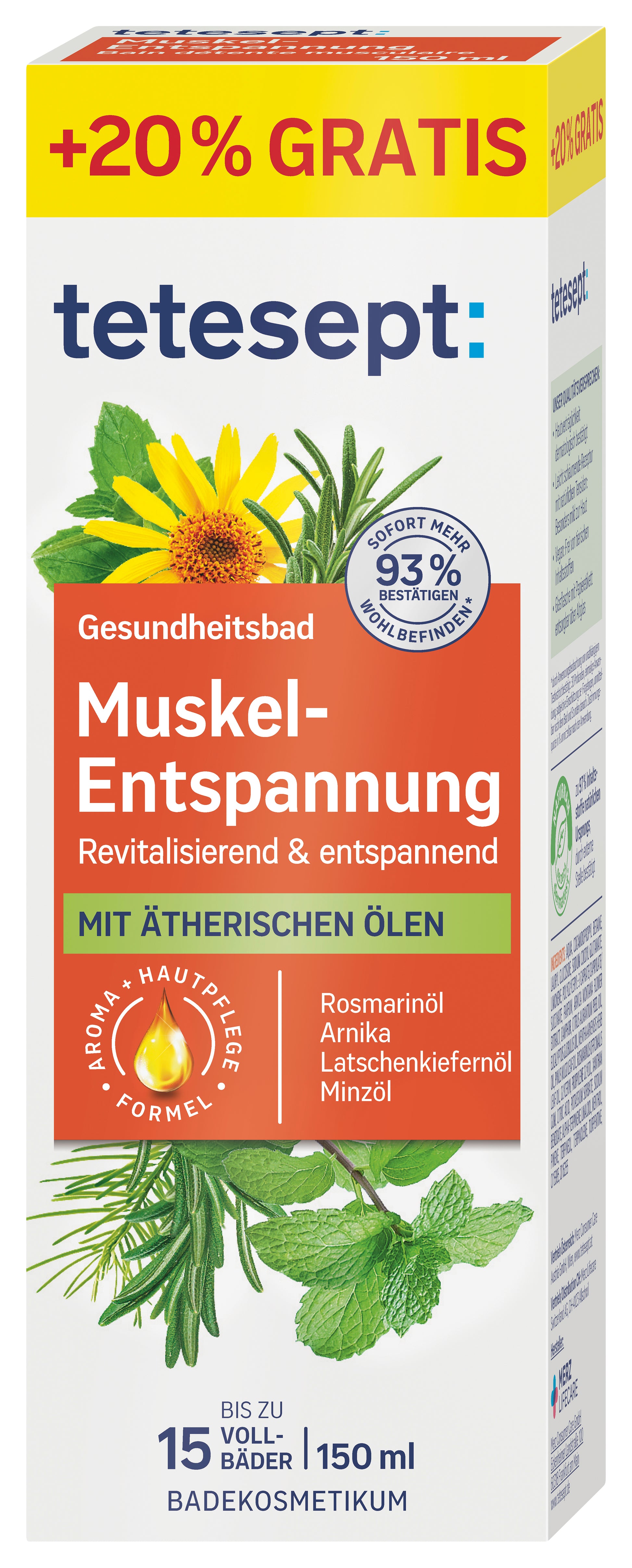 Badekonzentrat Muskel-Entspannung 150 ml