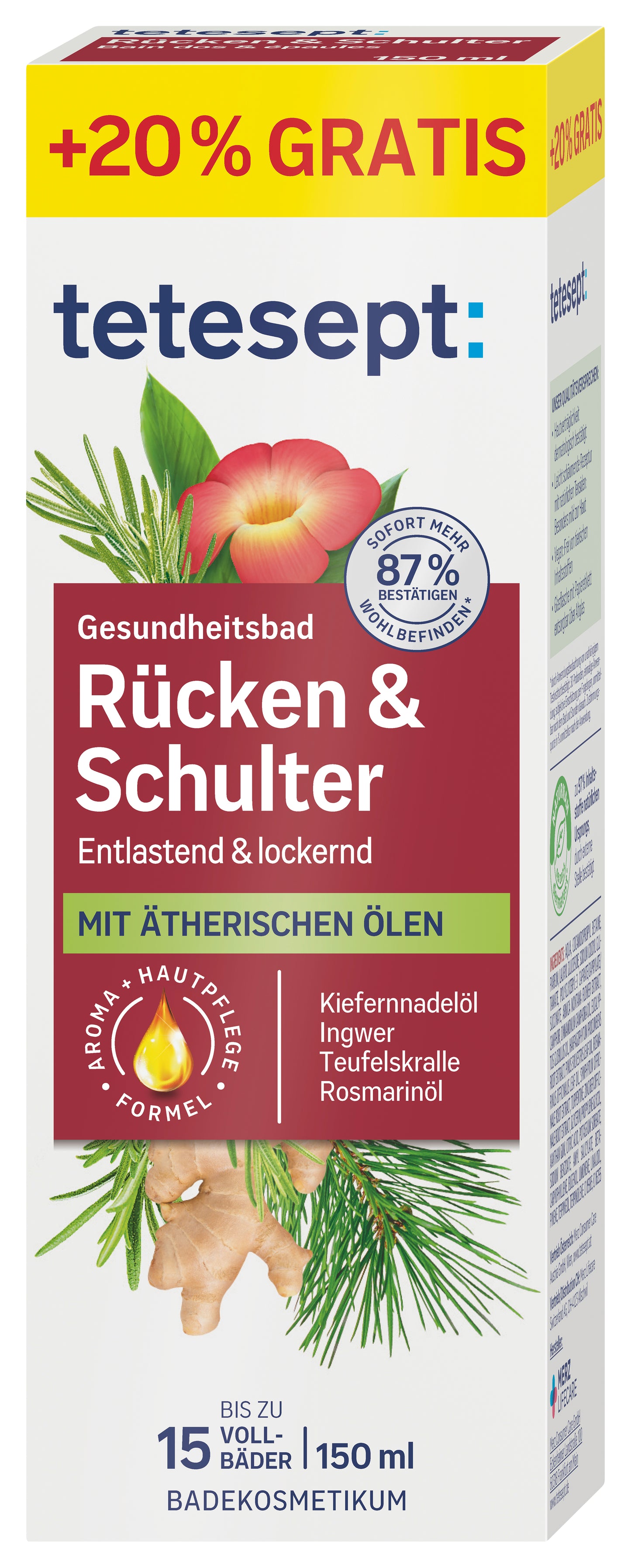 Badekonzentrat Rücken & Schulter 150 ml