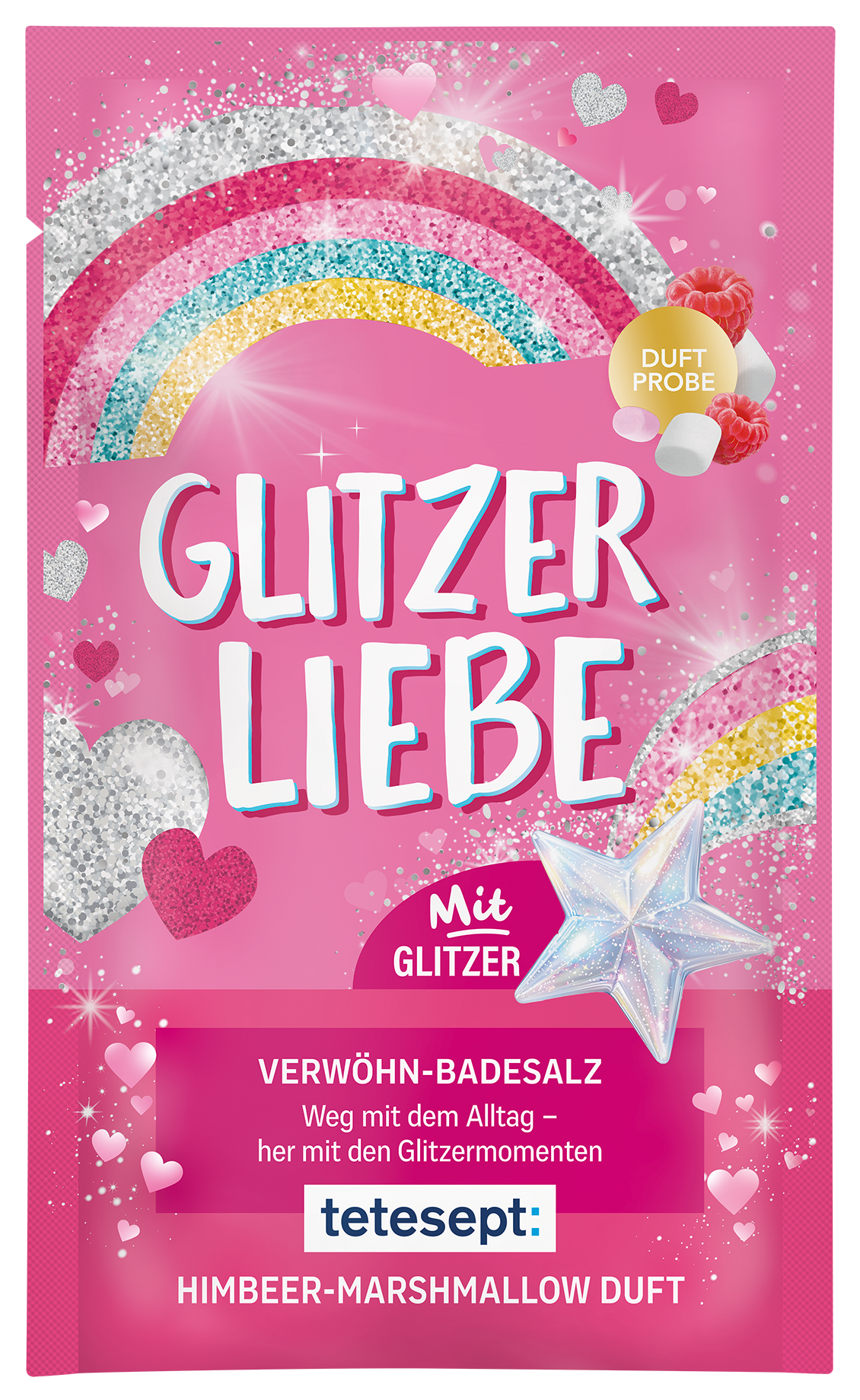 Badesalz Glitzerliebe