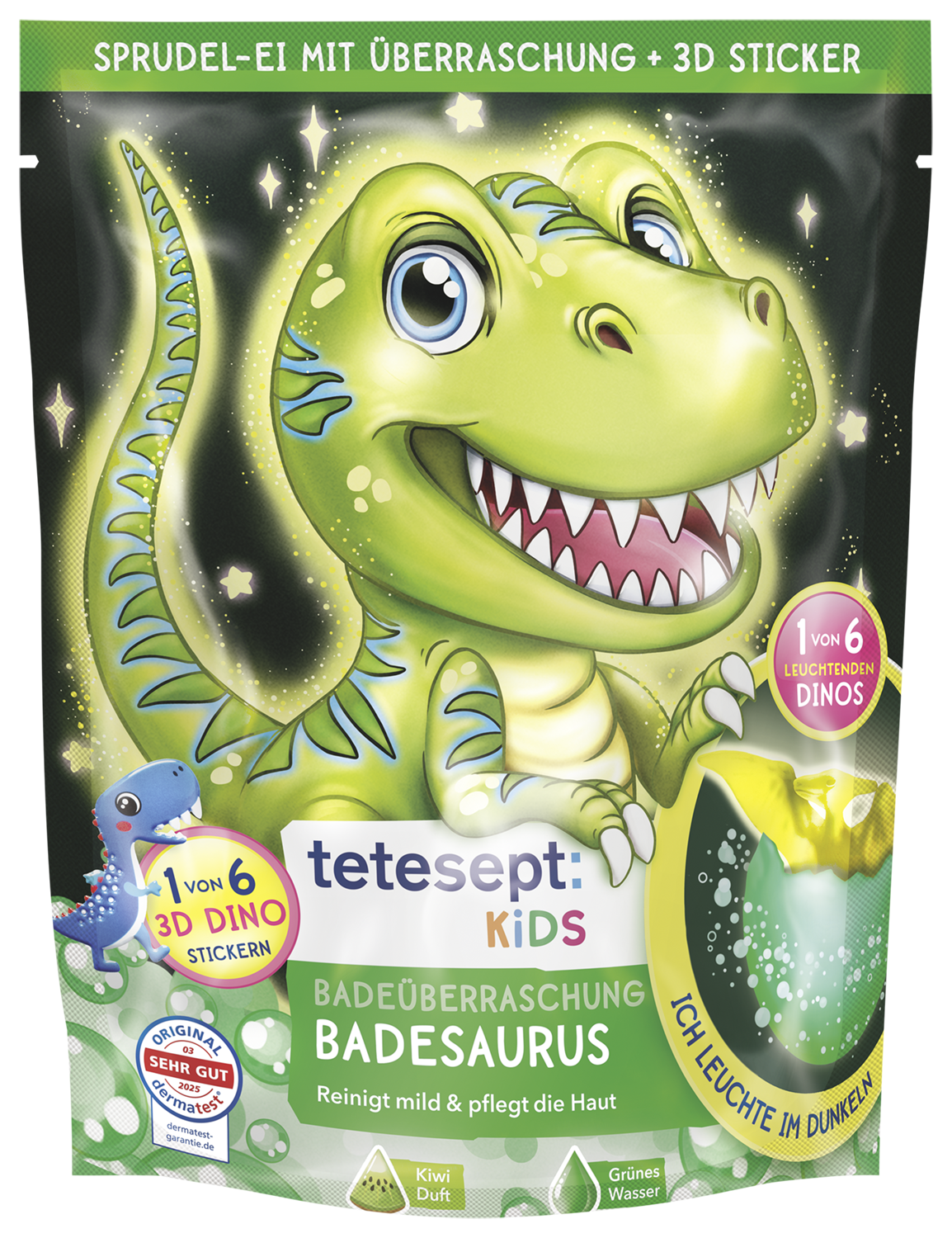 Badeüberraschung Badesaurus