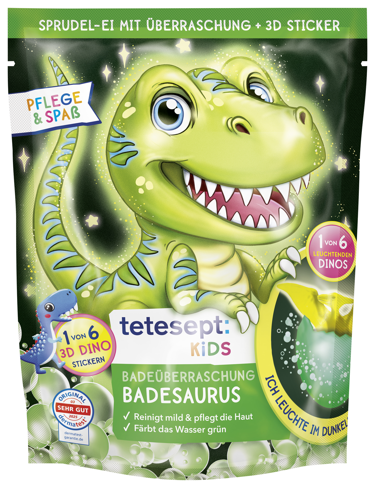 Badeüberraschung Badesaurus