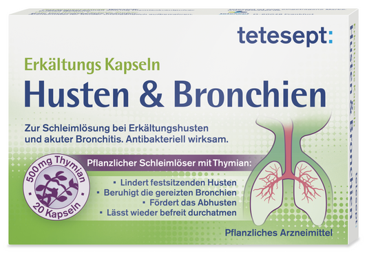 Erkältungs Kapseln Husten & Bronchien
