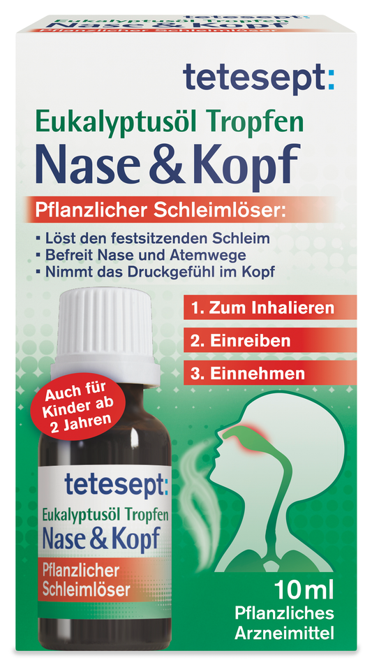 Eukalyptusöl Tropfen Nase & Kopf