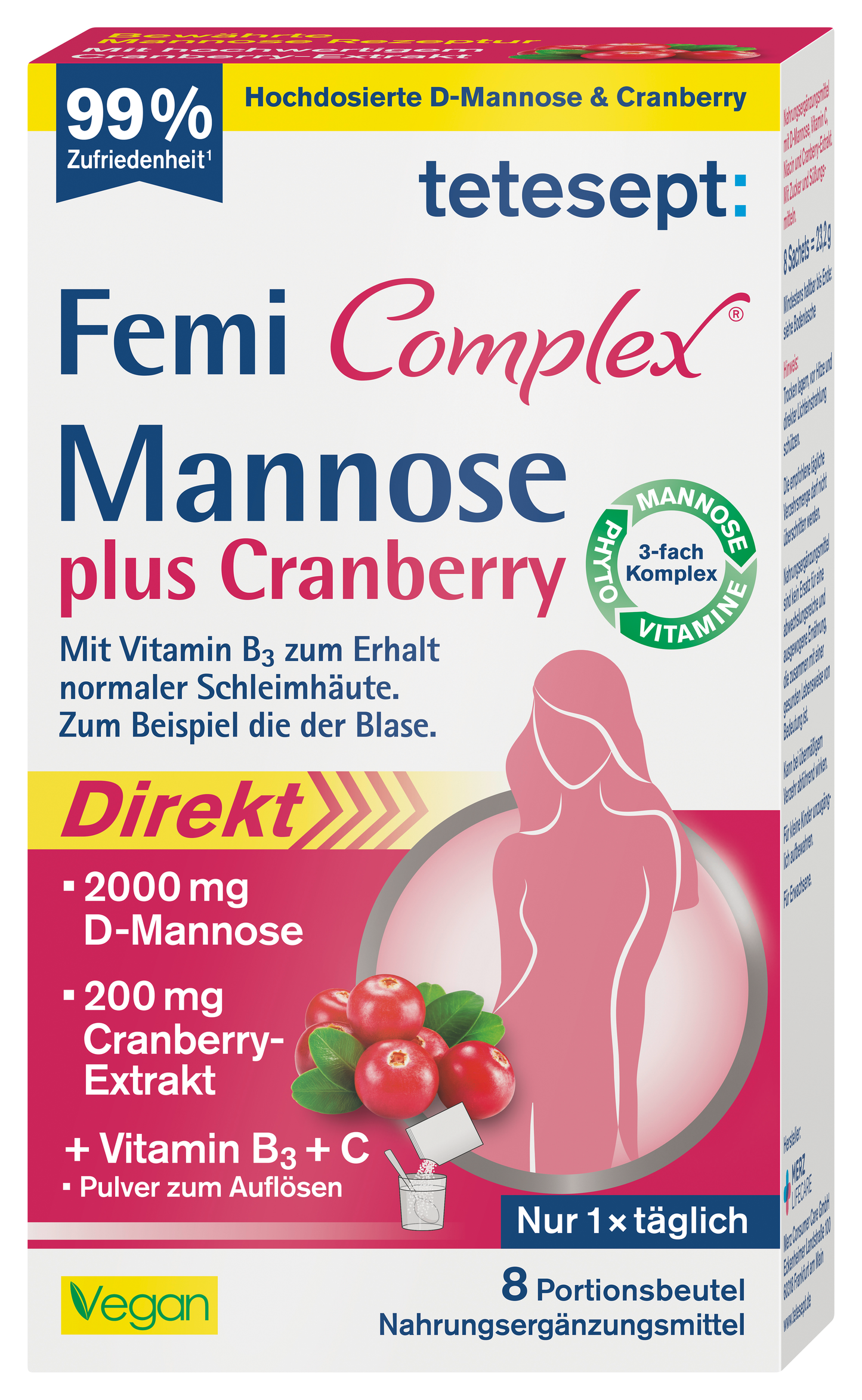 Femi Complex® Mannose plus Cranberry