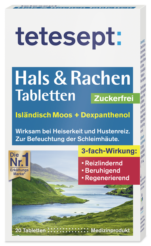 Hals & Rachen Tabletten Zuckerfrei