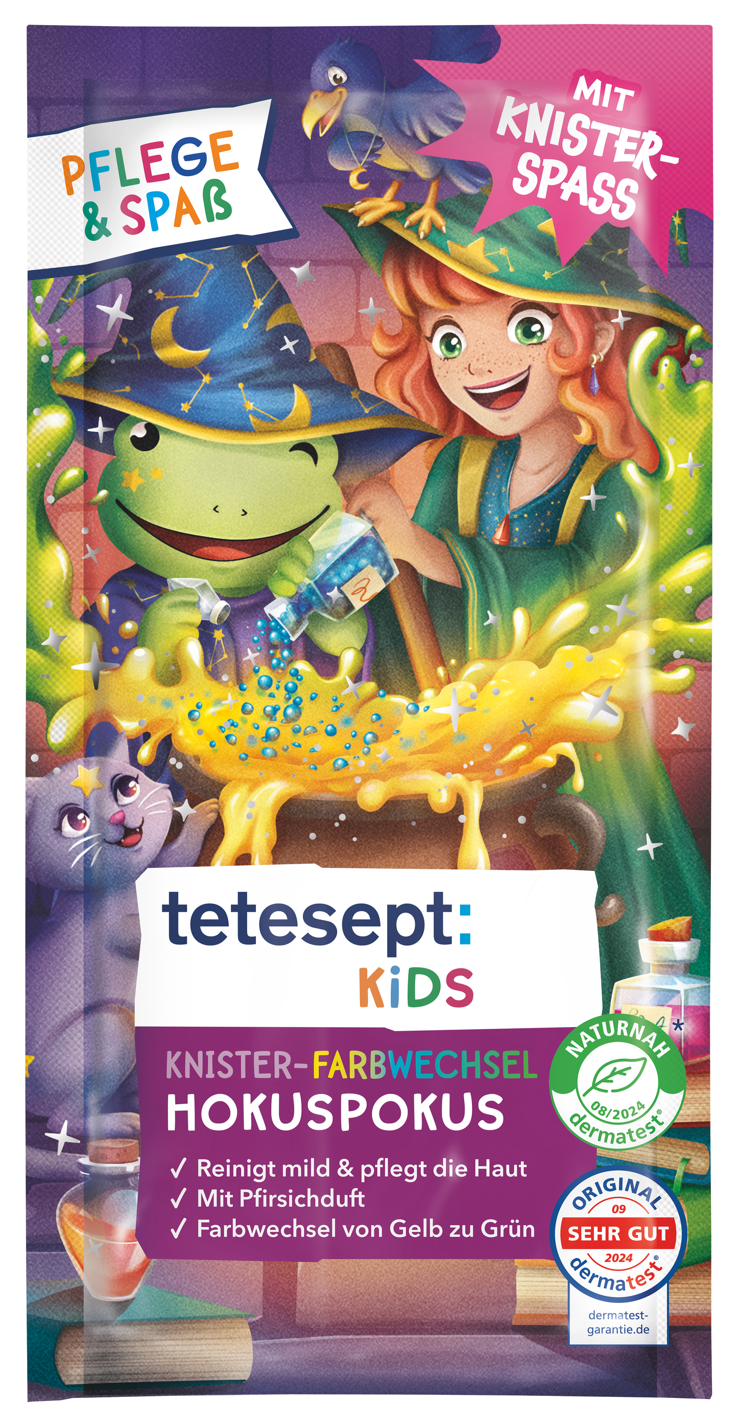 Knister-Farbwechselbad Hokuspokus