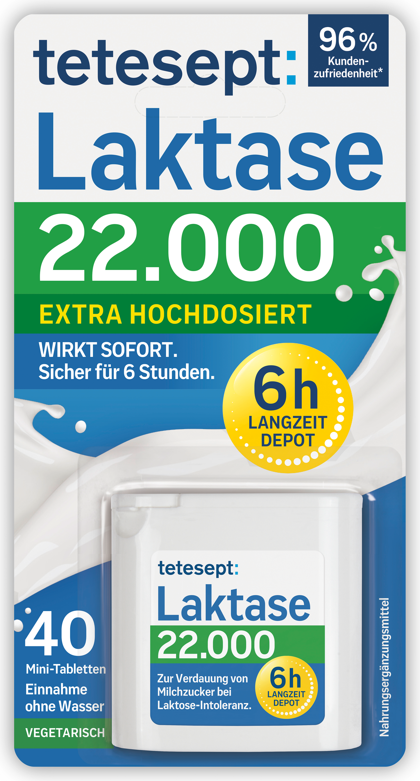 Laktase 22.000 Langzeit-Depot