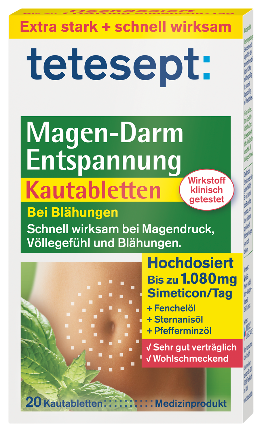 Magen-Darm Entspannung Kautabletten