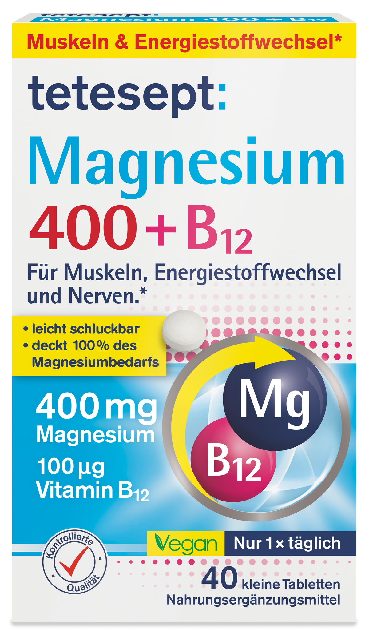 Magnesium 400 + B12