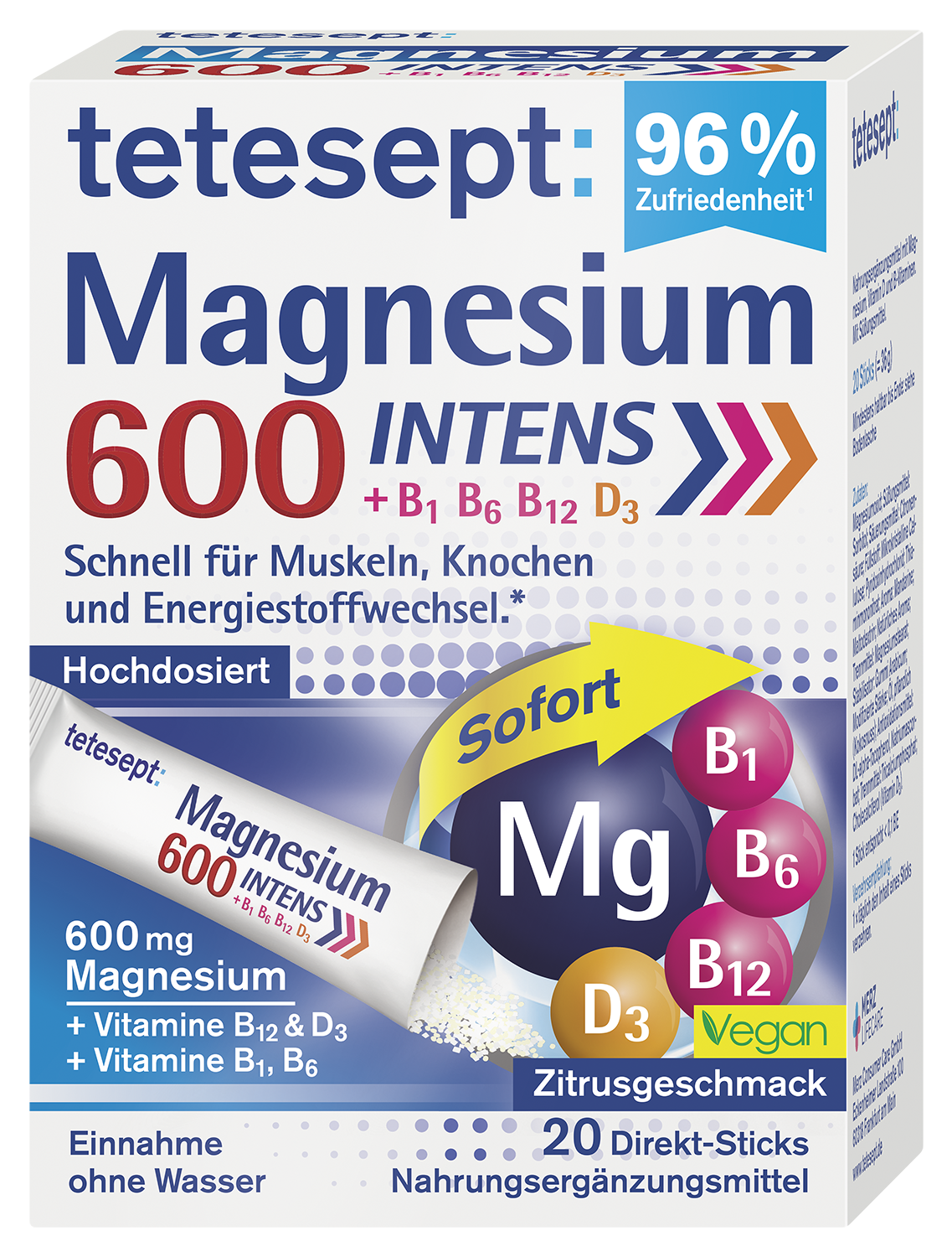 Magnesium 600 Intens Direkt Stick