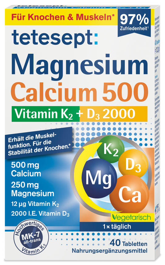 Magnesium + Calcium 500 + K2 + D3 2000
