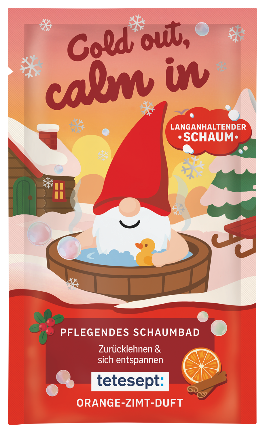 Schaumbad Cold out calm in