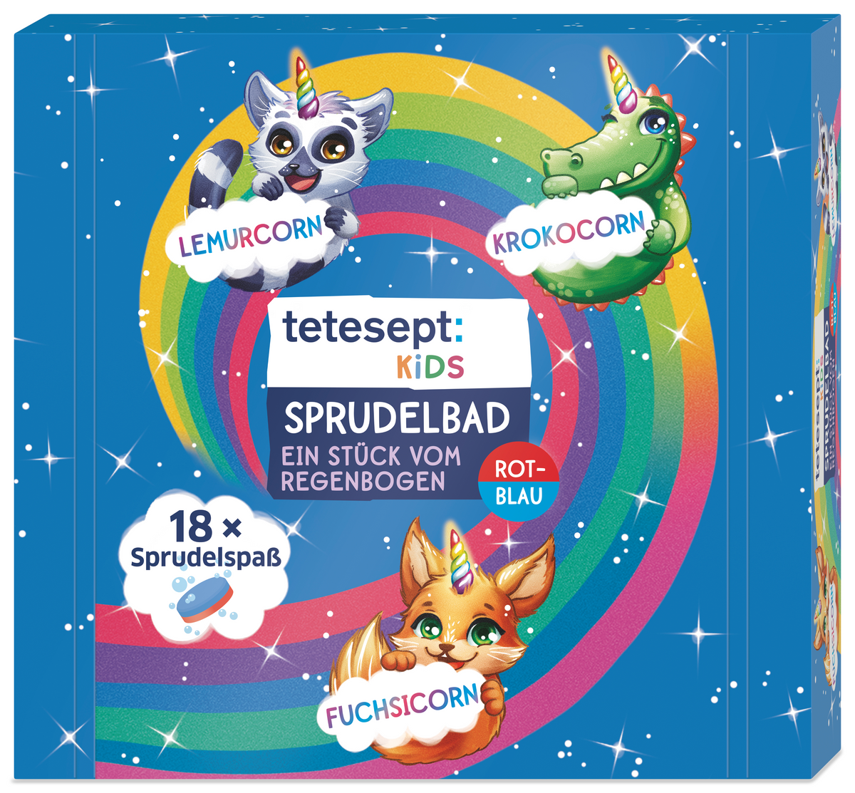 Sprudeltabs Ein Stück vom Regenbogen