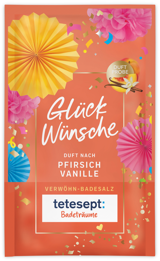 Verwöhn-Badesalz Glückwünsche