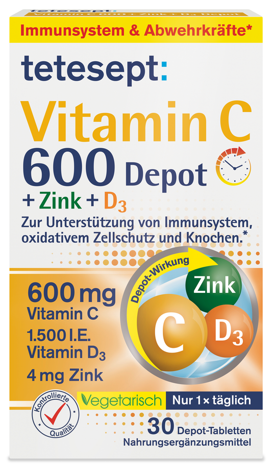 Vitamin C 600 + Zink + D3 Depot