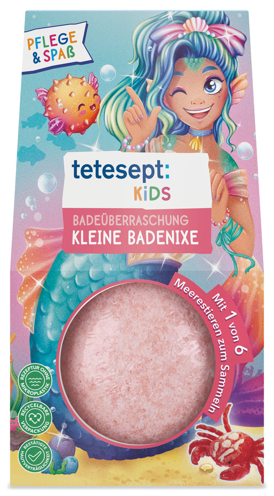 Badeüberraschung Kleine Badenixe