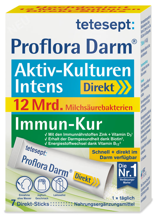 Proflora Darm® Aktiv-Kulturen Intens Direkt Sticks