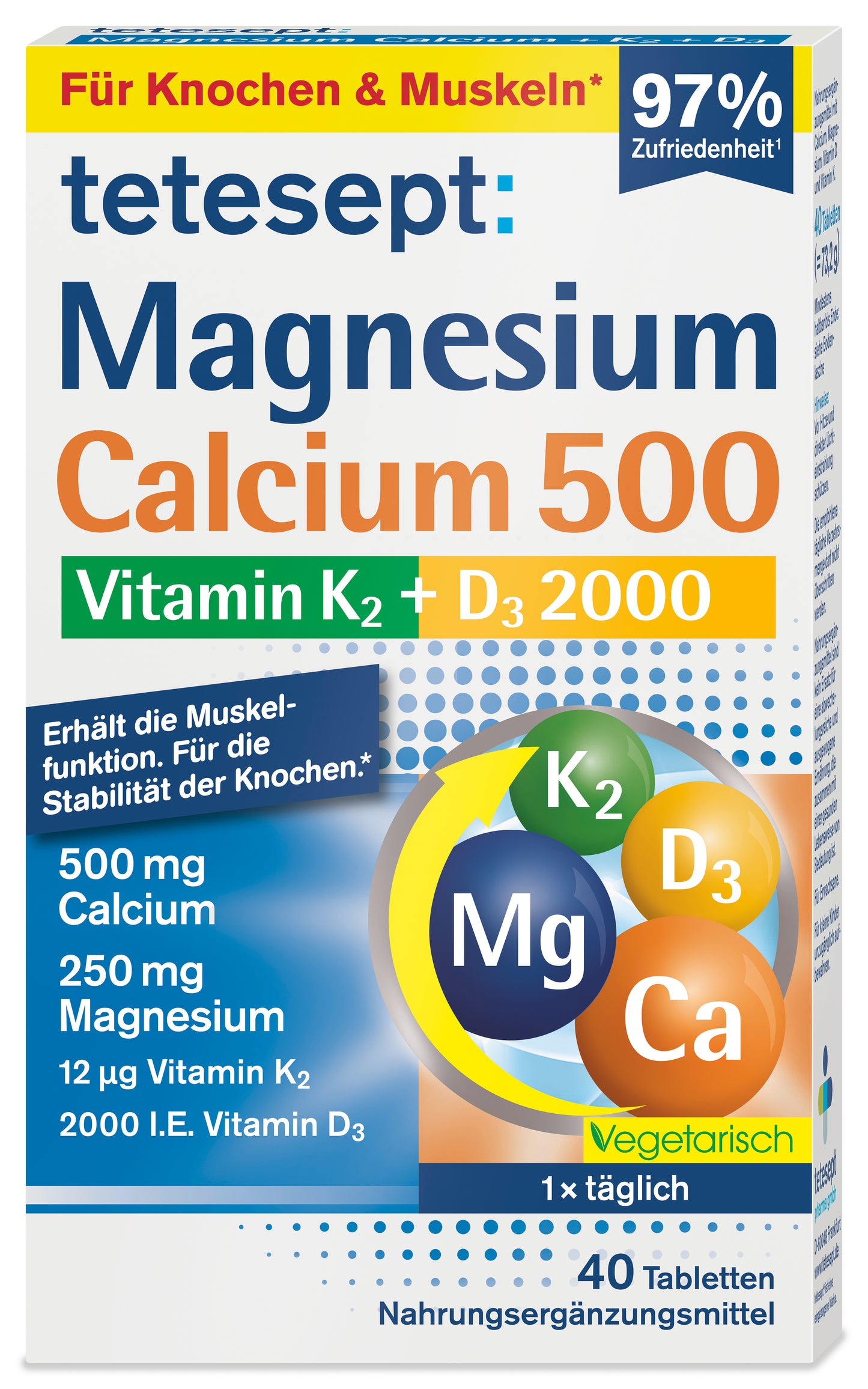 Magnesium + Calcium 500 + K2 + D3 2000