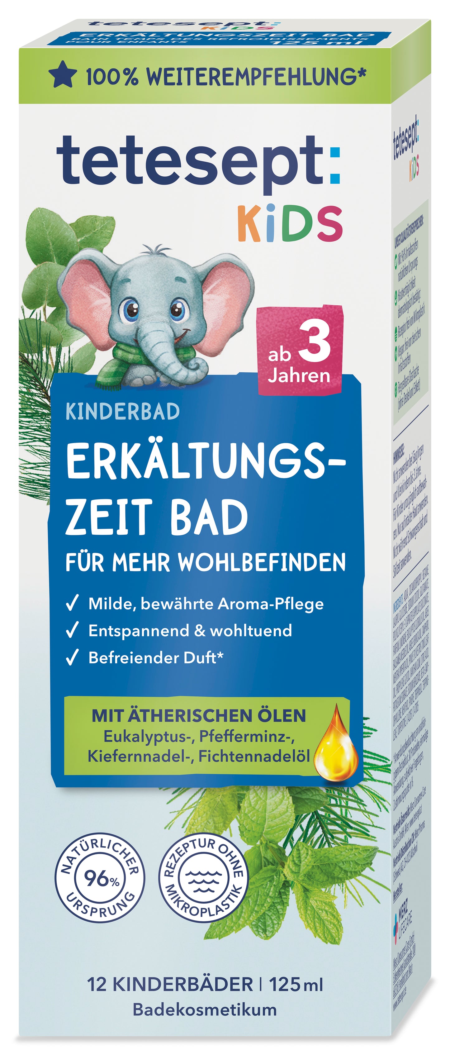 Kinderbad Erkältungszeit Bad