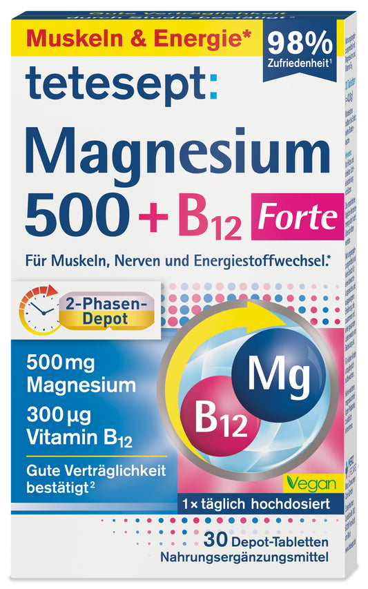 Magnesium 500 + B12 Forte