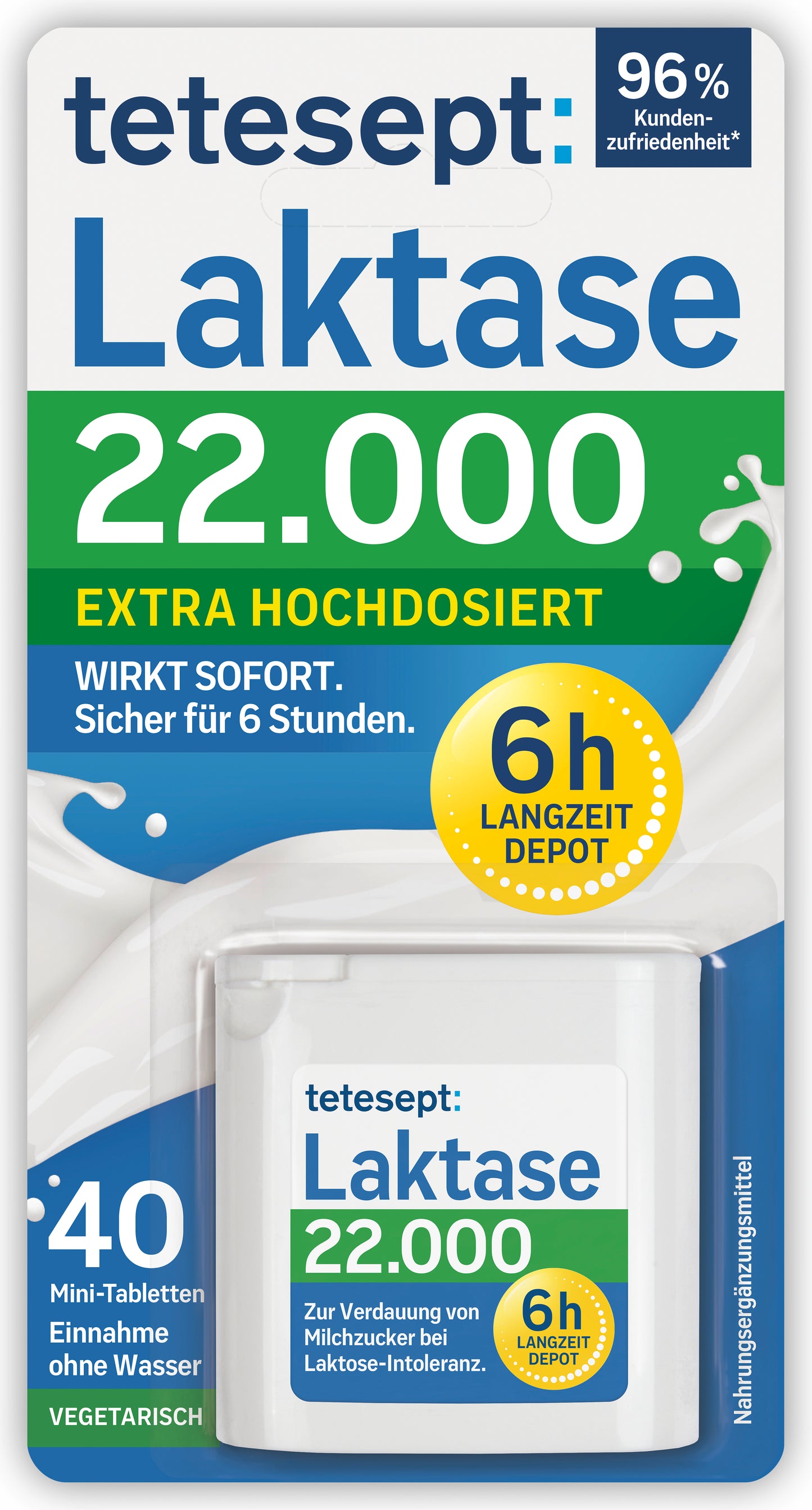 Laktase 22.000 Langzeit-Depot