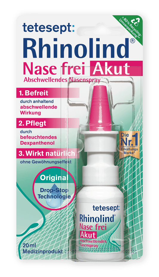 Rhinolind® Nase frei Akut Abschwellendes Nasenspray