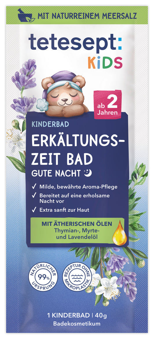 Kinderbad Erkältungszeit Bad Gute Nacht