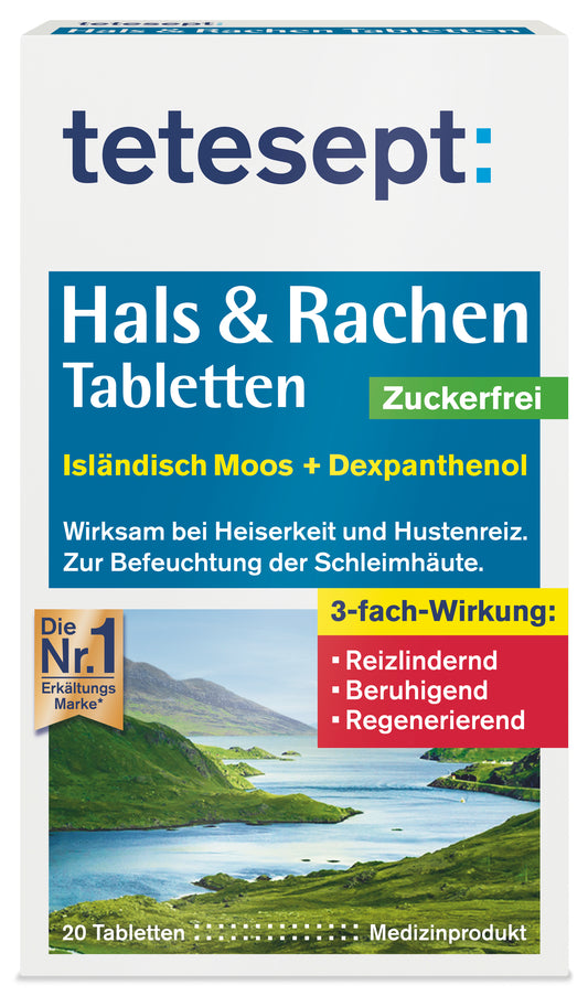 Hals & Rachen Tabletten Zuckerfrei