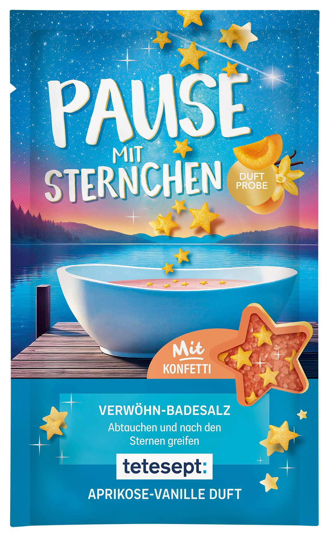 Badesalz Pause mit Sternchen