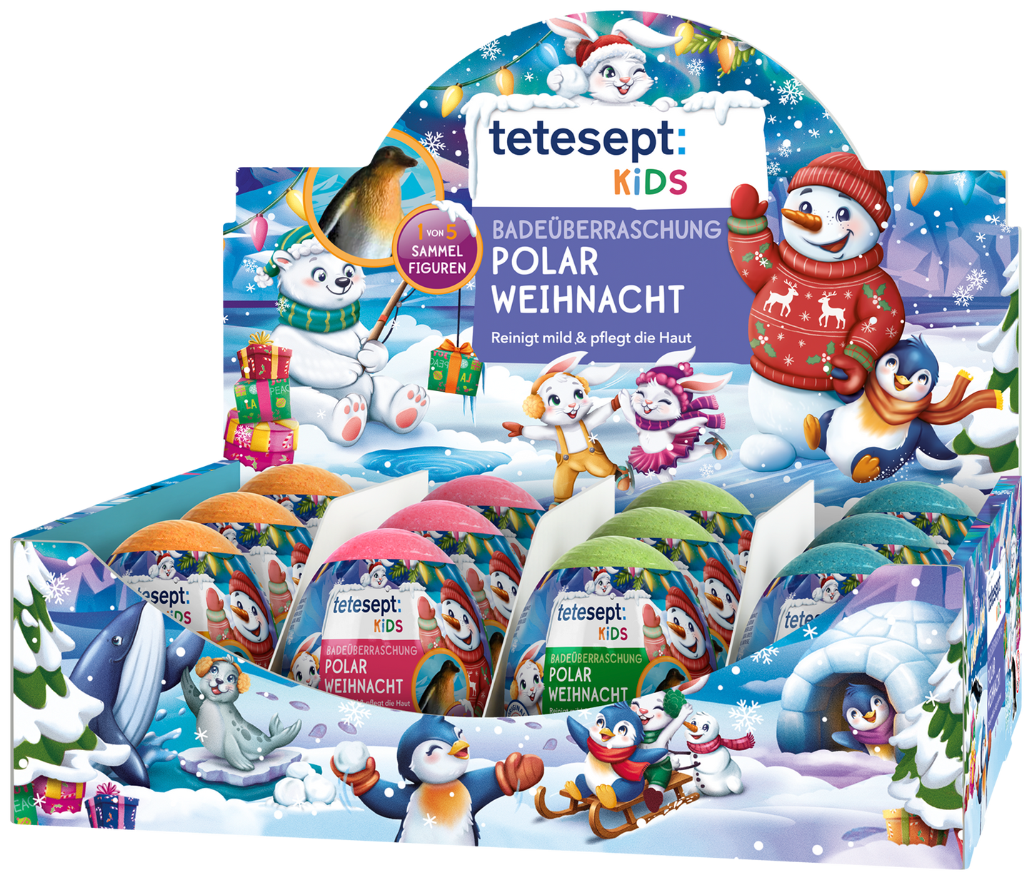 Badeüberraschung Polar Weihnacht