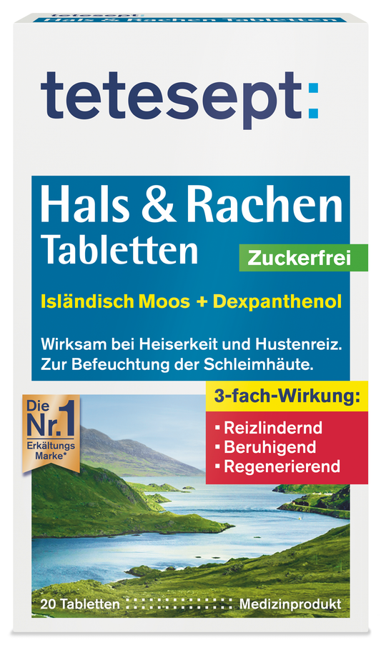 Hals & Rachen Tabletten Zuckerfrei