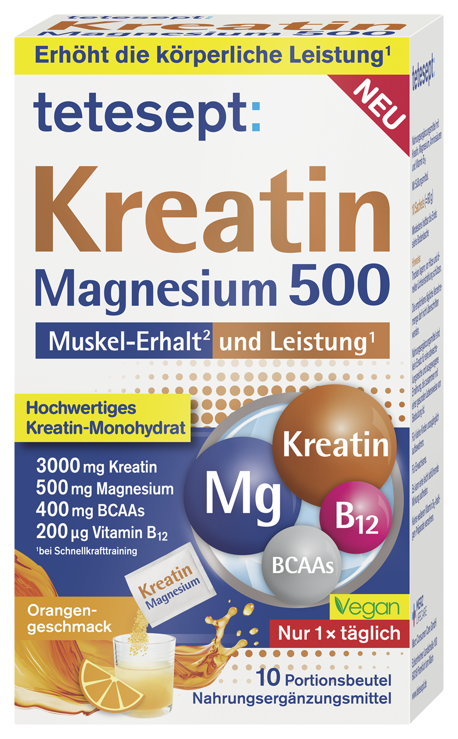 Kreatin + Magnesium 500
