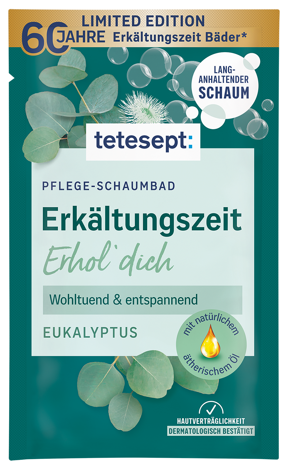 Pflege-Schaumbad Erkältungszeit
