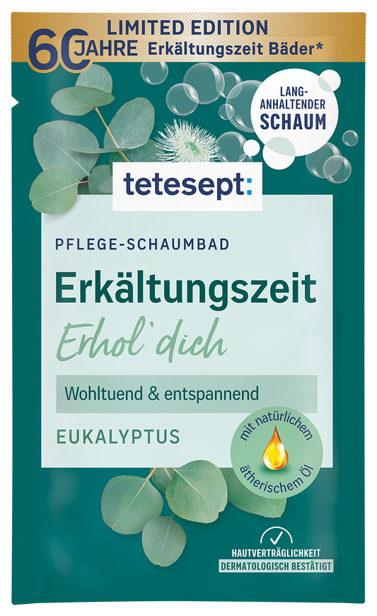 Pflege-Schaumbad Erkältungszeit