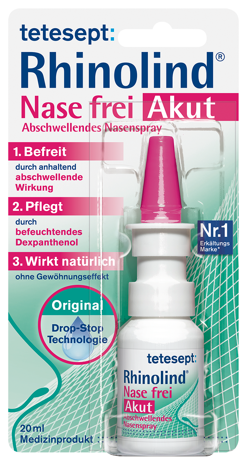 Rhinolind® Nase frei Akut Abschwellendes Nasenspray