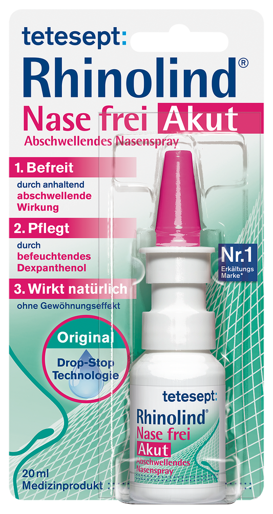 Rhinolind® Nase frei Akut Abschwellendes Nasenspray