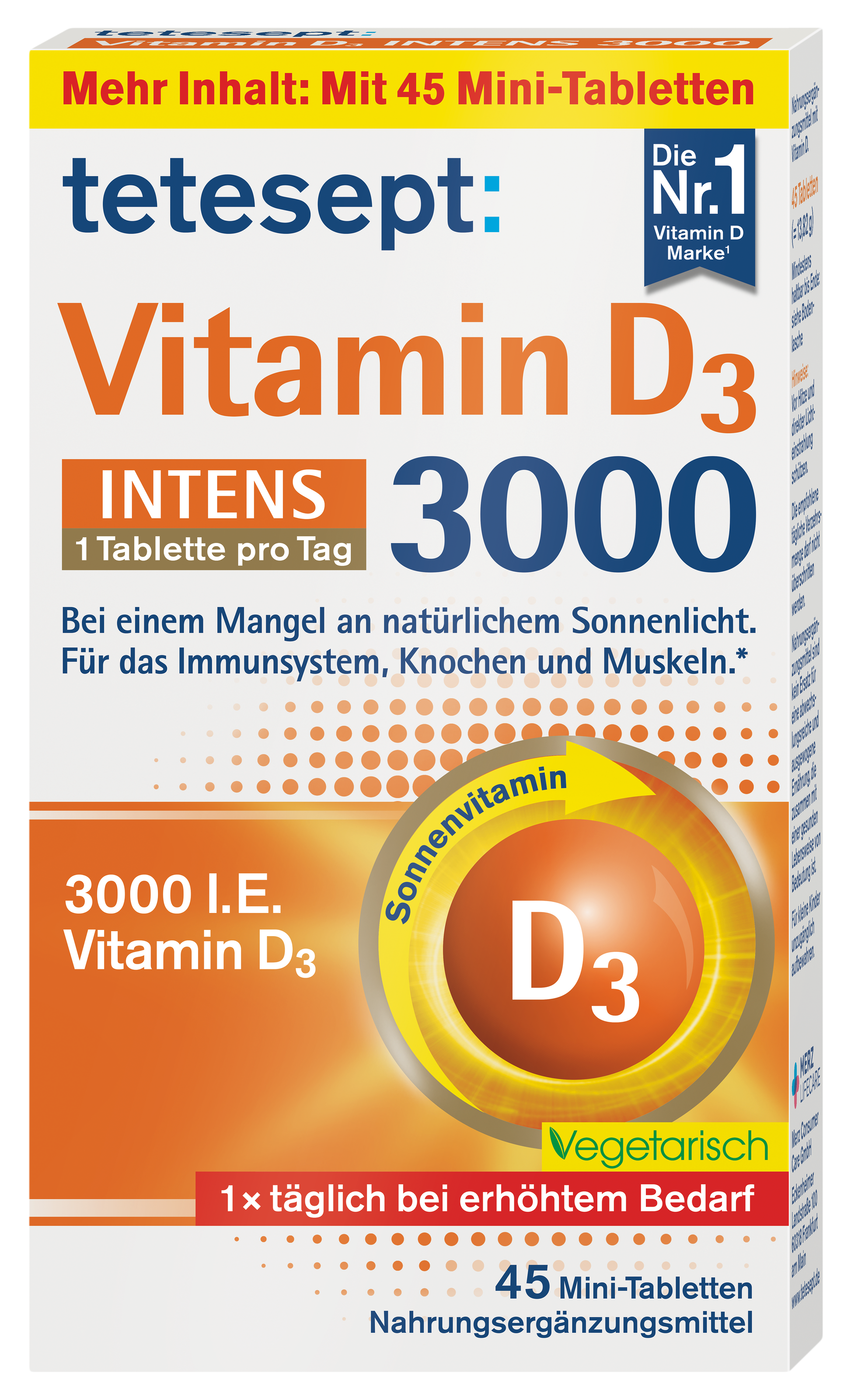 Vitamin D3 3000 Intens