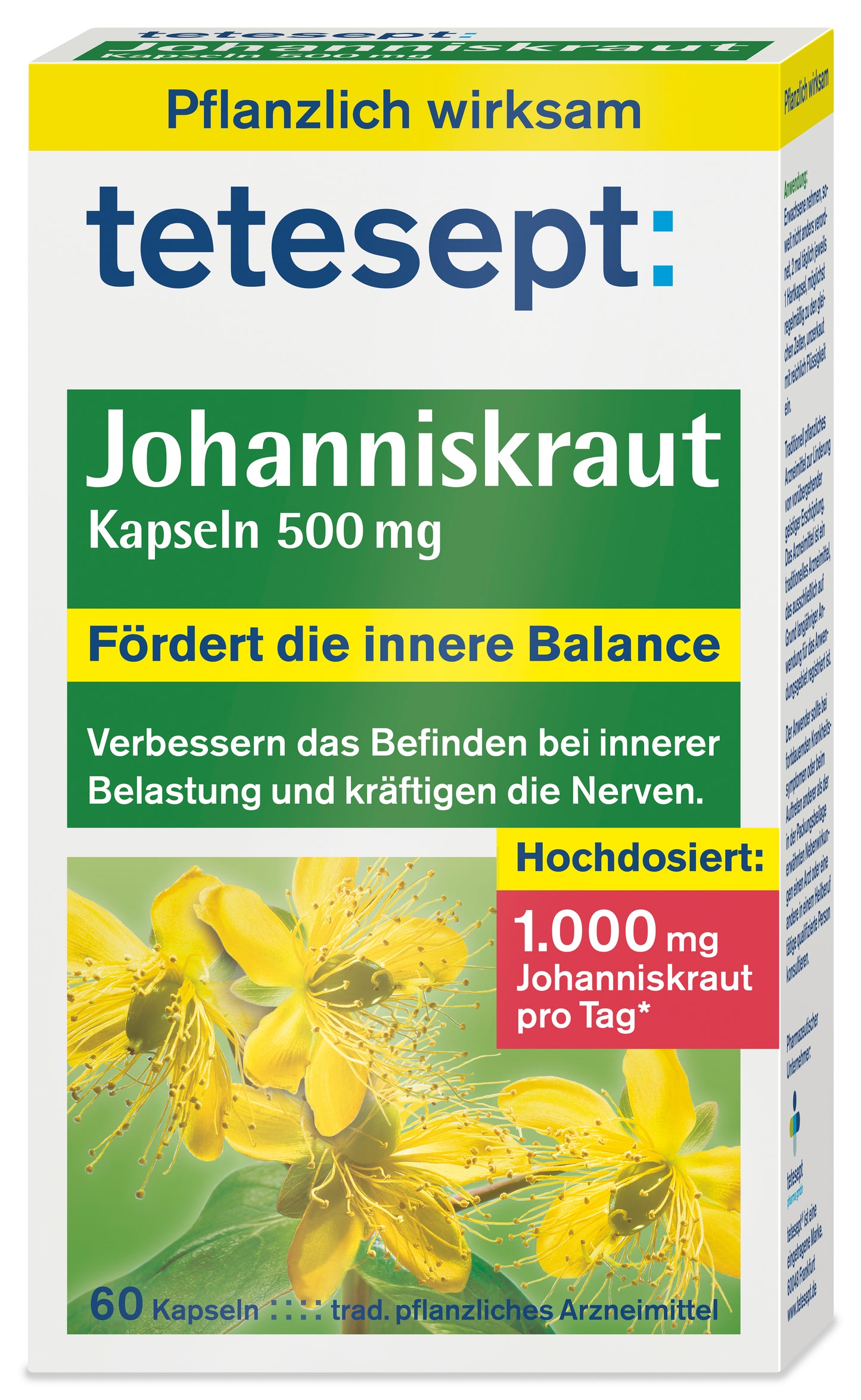 Johanniskraut Kapseln 500 mg