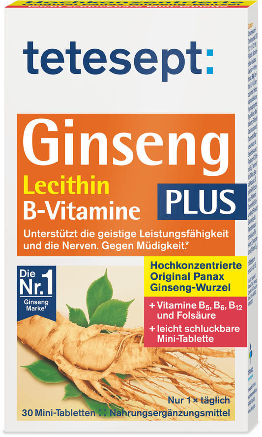 Ginseng Plus Lecithin + B-Vitamine