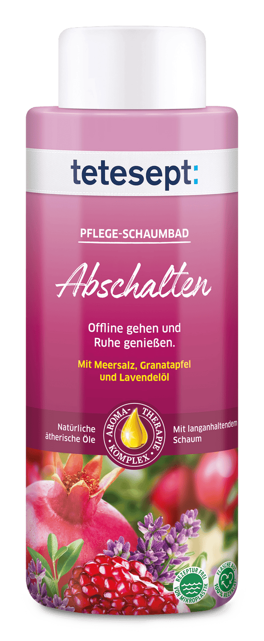 Pflege-Schaumbad Abschalten