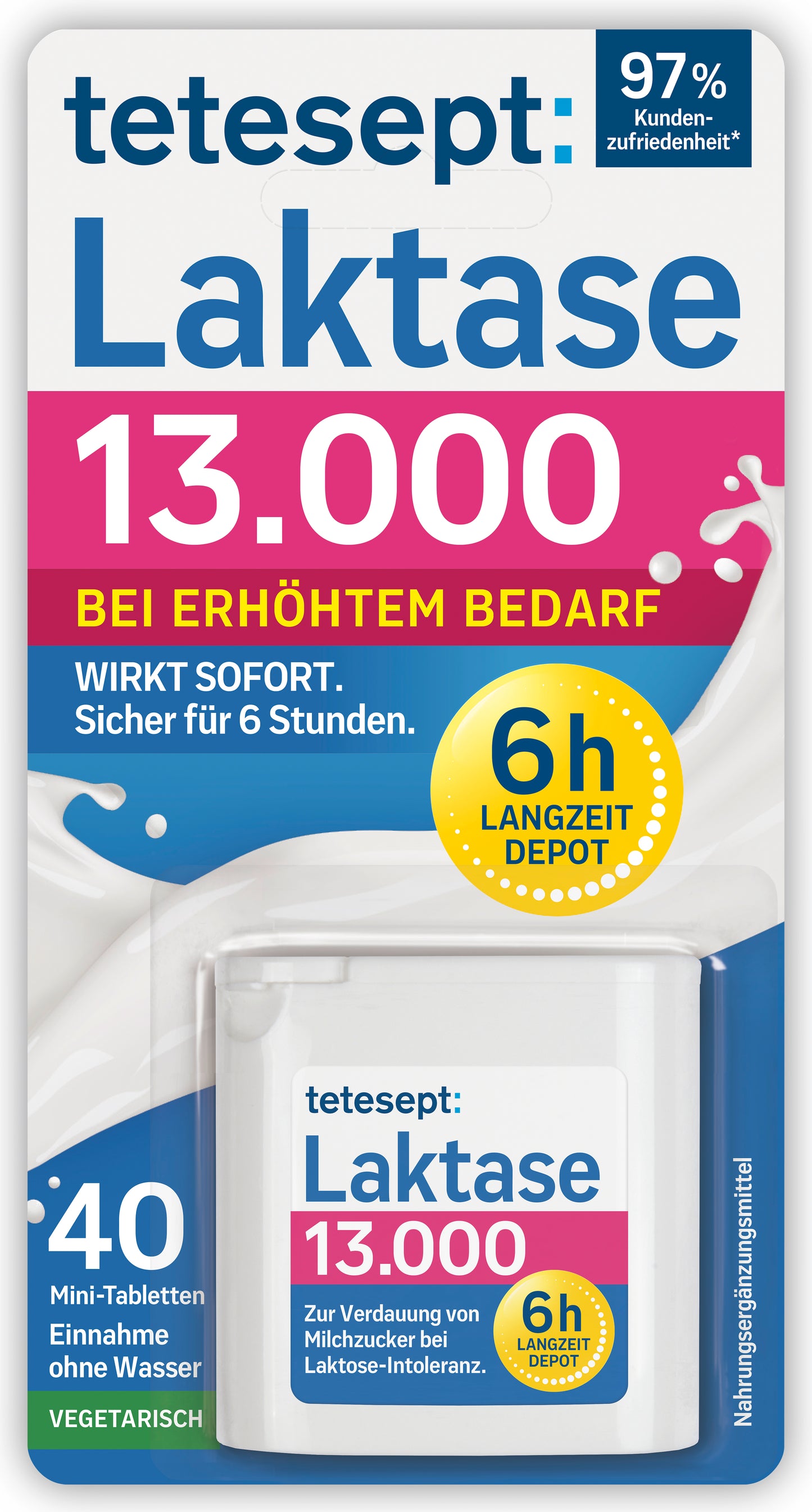 Laktase 13.000 Langzeit-Depot