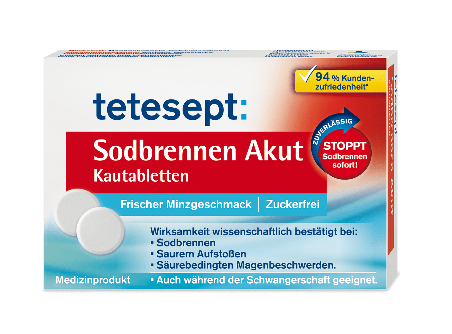 Sodbrennen Akut Kautabletten