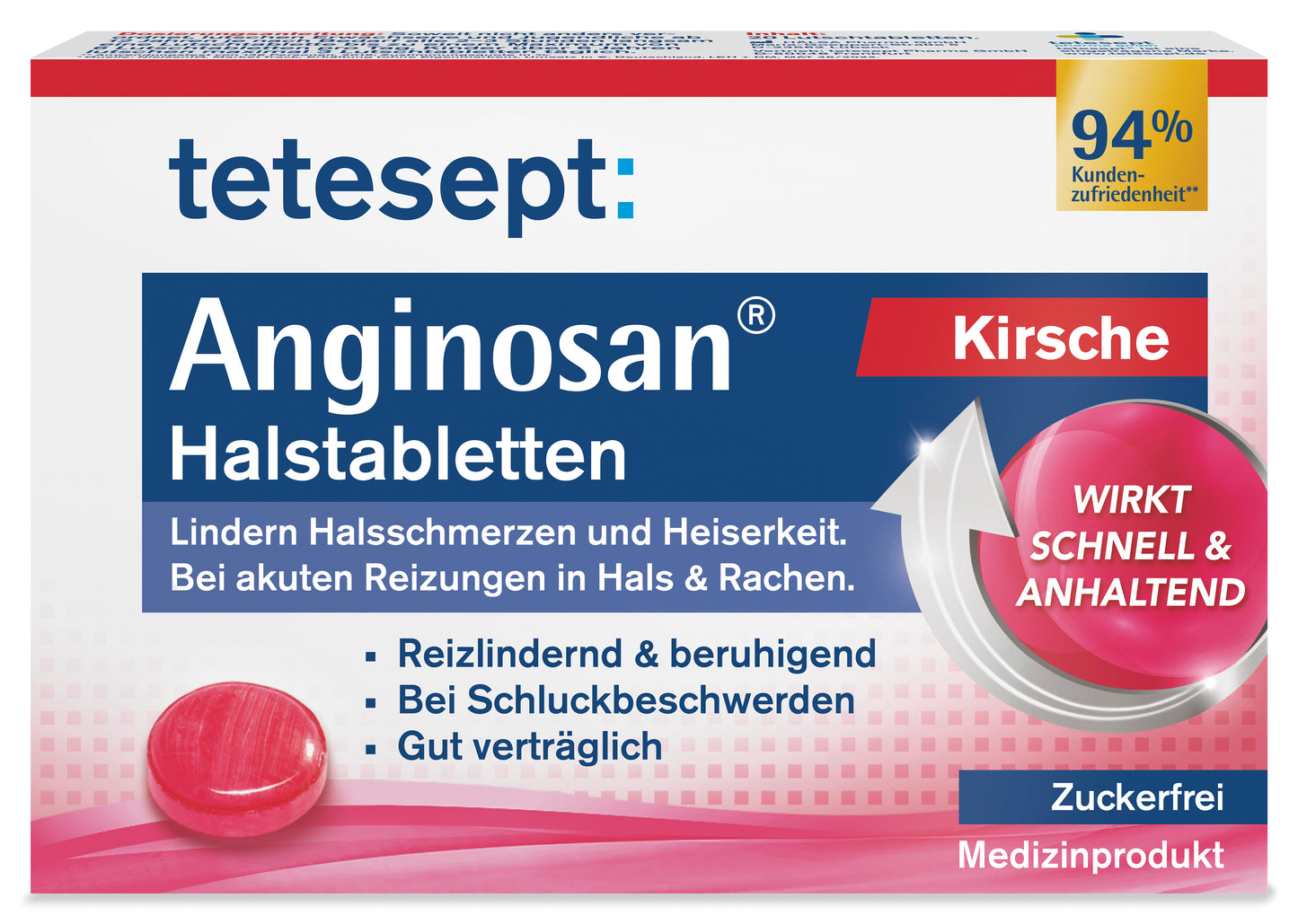 Anginosan® Halstabletten Kirsche zuckerfrei