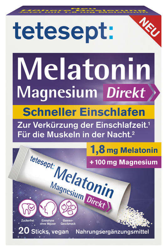 Melatonin + Magnesium Direkt Sticks
